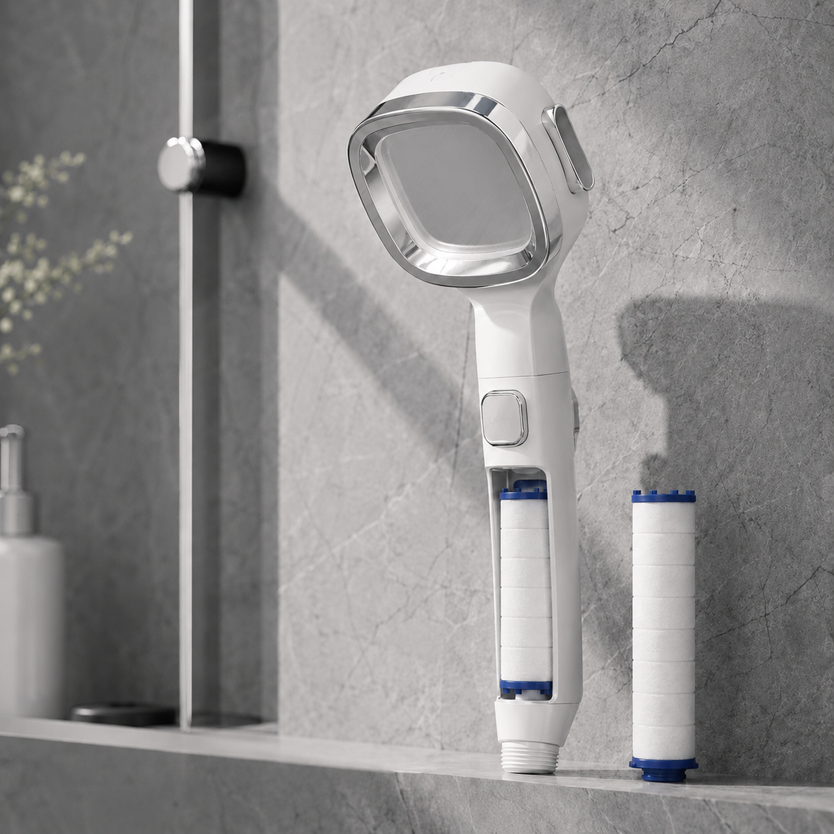 High-Pressure Filtered Shower Head